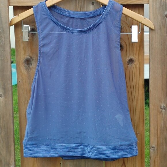 ZYIA Active Mesh Work Out Tank Top Reflective Moon Detailing Women's Siz… - Picture 1 of 5